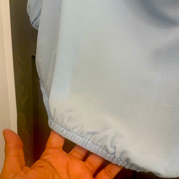 Michael Kors blue cold shoulder women’s XL dressy shirt - Picture 5 of 6